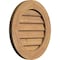 Ekena Millwork Round Gable Vent Non-Functional, Western Red Cedar Gable Vent w/ Decorative Face Frame, 26"W x 26"H GVWRO26X2602SDUWR - alternate 2